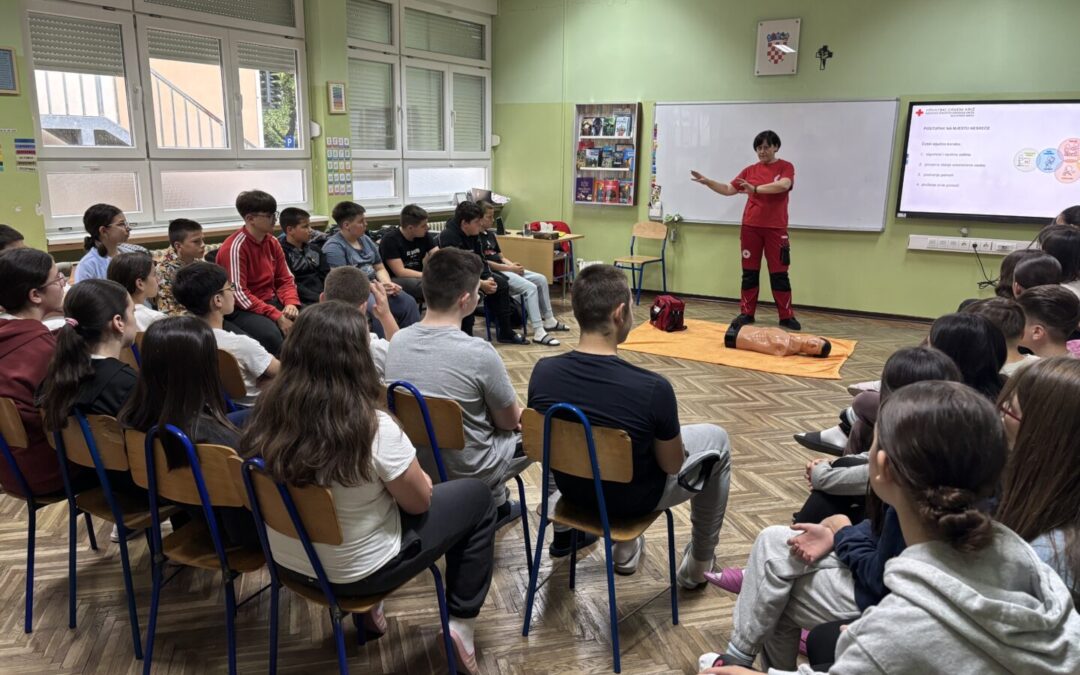 RADIONICA PRVE POMOĆI ZA UČENIKE ŠESTIH RAZREDA 