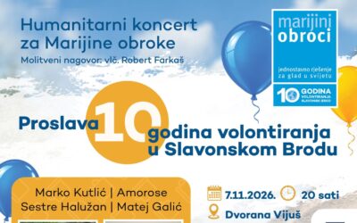 HUMANITARNI KONCERT ZA MARIJINE OBROKE